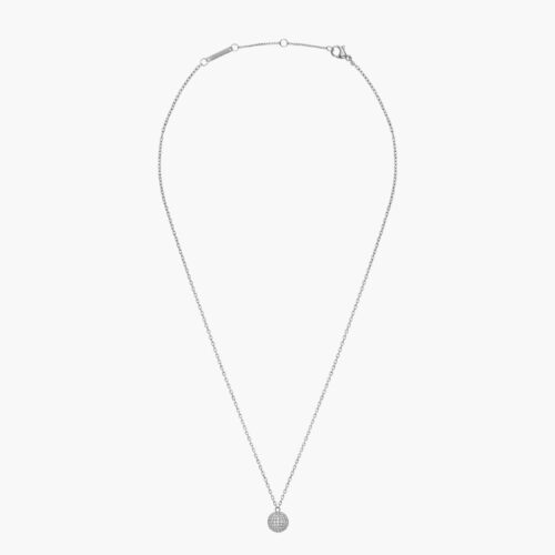 Dây Chuyền Daniel Wellington Chính Hãng DW00400655 Pavé Crystal Pendant Necklace Silver
