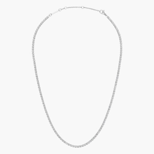 Vòng Cổ Daniel Wellington Chính Hãng Lumine DW00400389 Silver, Bạc