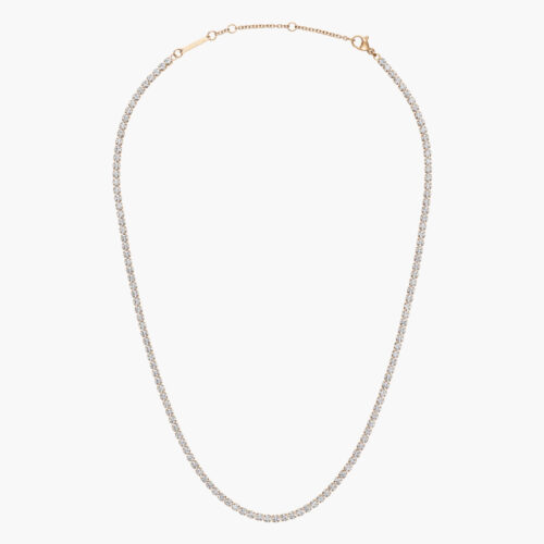 Vòng Cổ Daniel Wellington Chính Hãng DW00400390 Lumine Necklace Rose Gold, Vàng Hồng
