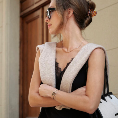 Vòng Cổ Daniel Wellington Chính Hãng DW00400390 Lumine Necklace Rose Gold, Vàng Hồng