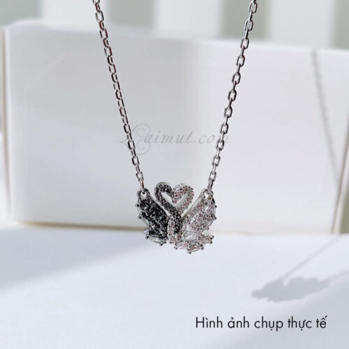 Dây Chuyền Swarovski Thiên Nga Đôi Swan Pendant 5705721