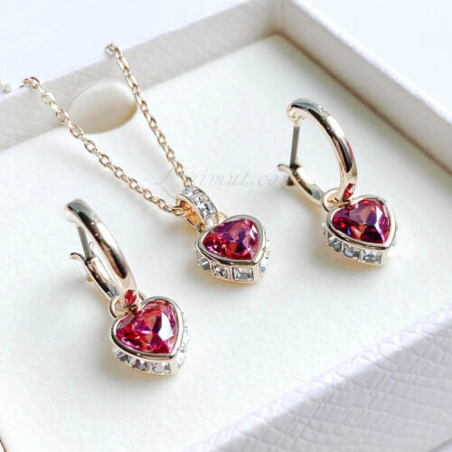 Dây Chuyền Swarovski Trái Tim Heart Stilla Pendant 5648750