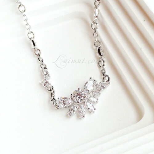 Dây Chuyền Swarovski Hoa Chính Hãng Flower Gema Pendant 5644683