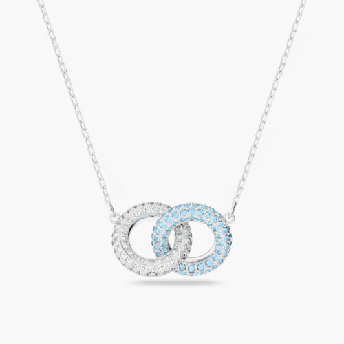 Dây Chuyền Swarovski Chính Hãng Intertwined Circles Stone Necklace