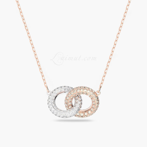 Dây Chuyền Swarovski Intertwined Circles Stone Necklace 5414999