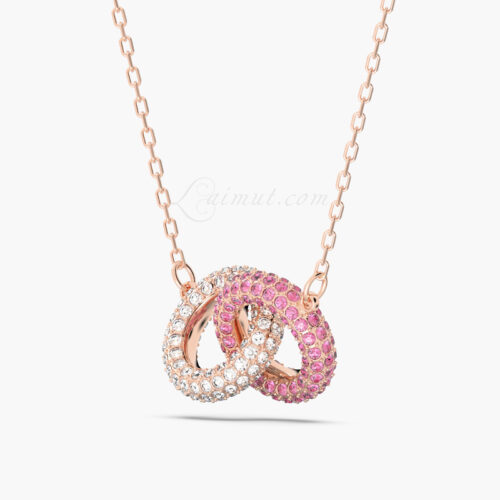 Dây Chuyền Swarovski Intertwined Circles Stone Necklace 5642884