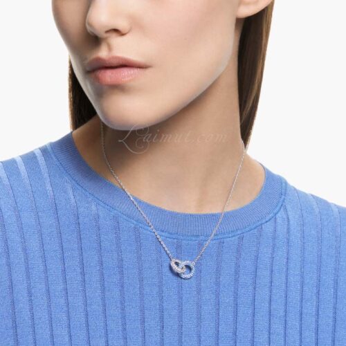 Dây Chuyền Swarovski Intertwined Circles Stone Necklace 5642883