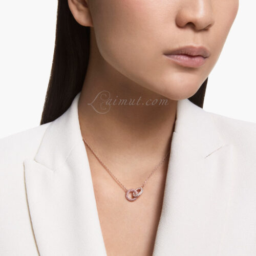 Dây Chuyền Swarovski Intertwined Circles Stone Necklace 5642884