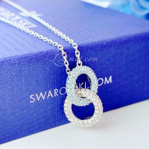 Dây Chuyền Swarovski Intertwined Circles Stone Necklace 5642883