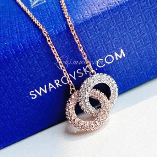 Dây Chuyền Swarovski Intertwined Circles Stone Necklace 5414999