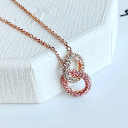 Dây Chuyền Swarovski Intertwined Circles Stone Necklace 5642884