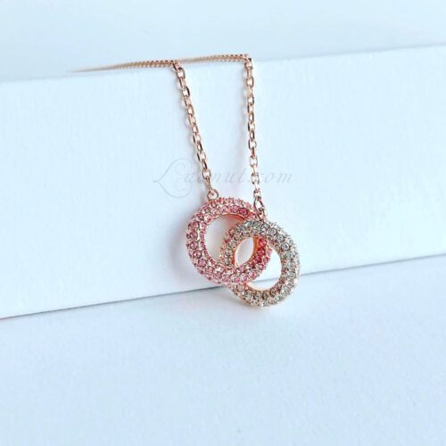 Dây Chuyền Swarovski Intertwined Circles Stone Necklace 5642884