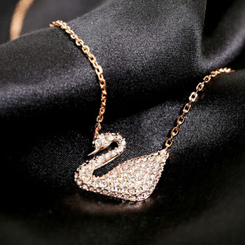Dây Chuyền Swarovski Thiên Nga Rose Gold Swan Necklace 5121597