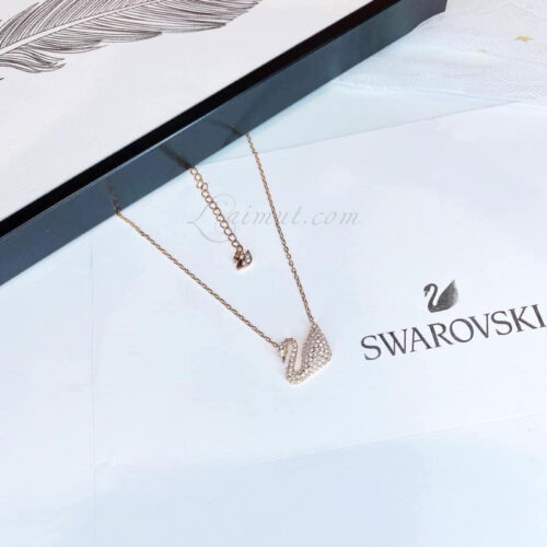 Dây Chuyền Swarovski Thiên Nga Rose Gold Swan Necklace 5121597