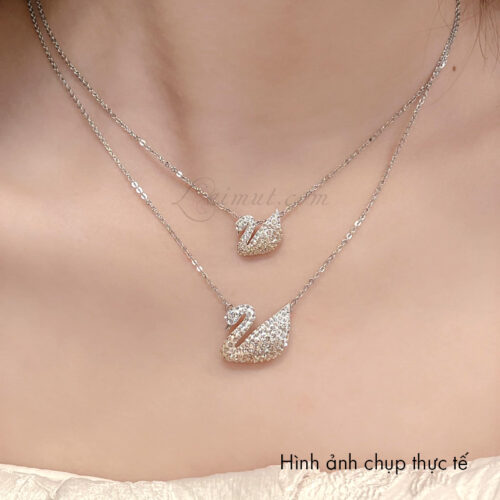 Dây Chuyền Swarovski Thiên Nga Ombre Swan Pendant 5215038