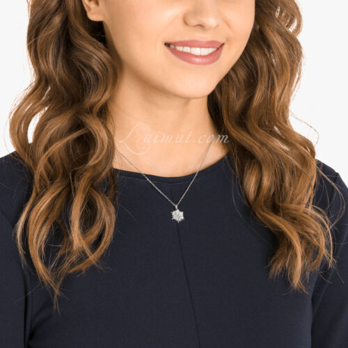 Dây Chuyền Swarovski Bông Tuyết Snowflake Magic Pendant 5428432