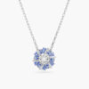 Dây Chuyền Swarovski Đá Nhảy Blue Flower Idyllia Pendant 5680013