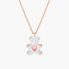 Dây Chuyền Swarovski Gấu White Teddy Pendant 5452026