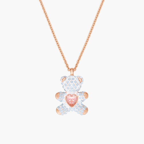 Dây Chuyền Swarovski Gấu White Teddy Pendant 5452026