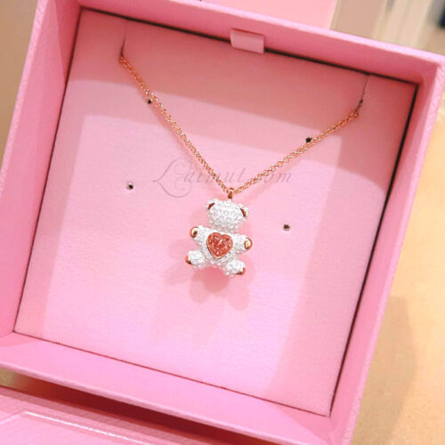Dây Chuyền Swarovski Gấu White Teddy Pendant 5452026