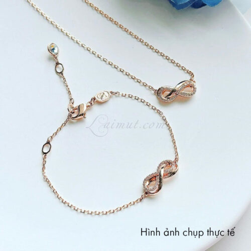 Dây Chuyền Swarovski Tình Yêu Infinity Hyperbola Pendant 5684084
