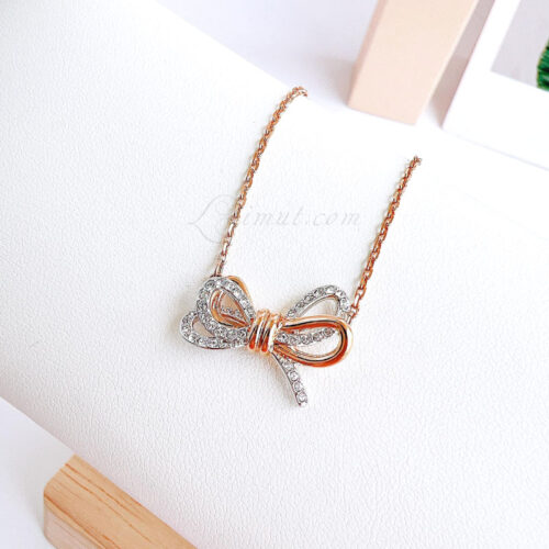 Dây Chuyền Swarovski Nơ Chính Hãng Lifelong Bow Pendant 5440636