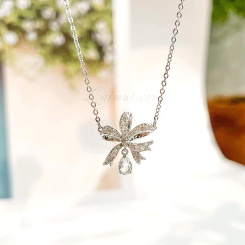 Dây Chuyền Swarovski Nơ Small Bow Volta Necklace 5647583