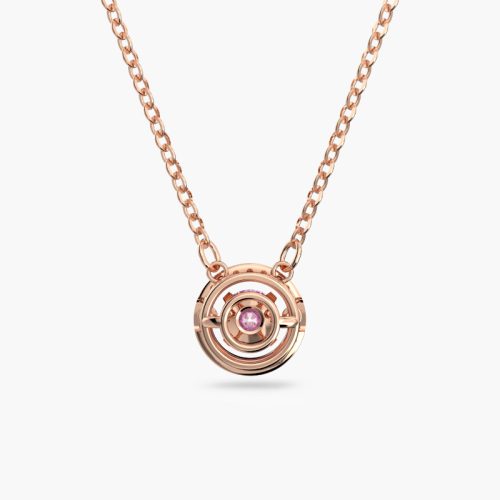 Dây Chuyền Swarovski Đá Nhảy Sparkling Dance Round Cut Necklace - Hình ảnh 4