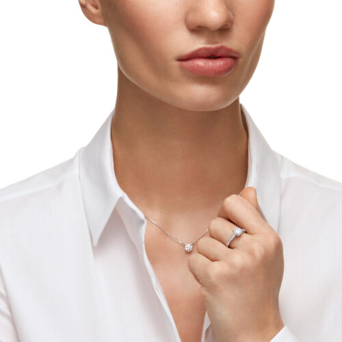 Dây Chuyền Swarovski Round Cut Stilla Attract Necklace 5408442