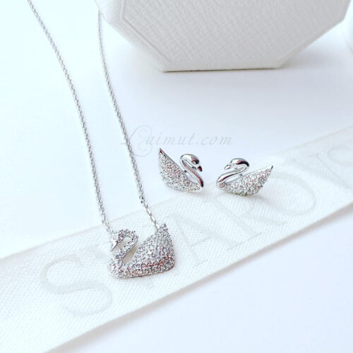 Dây Chuyền Swarovski Thiên Nga Trắng Swan Necklace 5007735