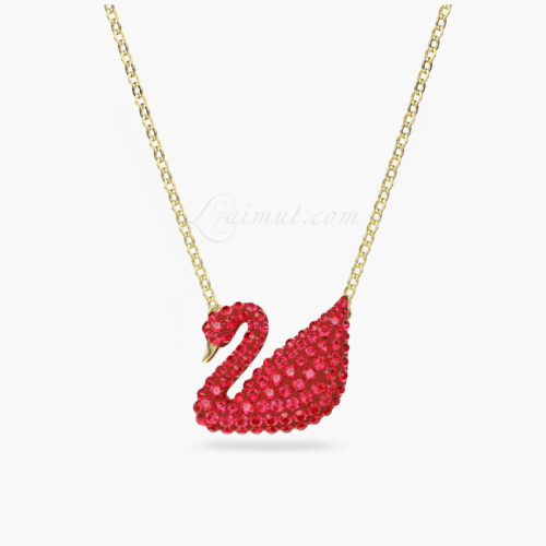 Dây Chuyền Swarovski Thiên Nga Đỏ Iconic Swan Pendant 5465400