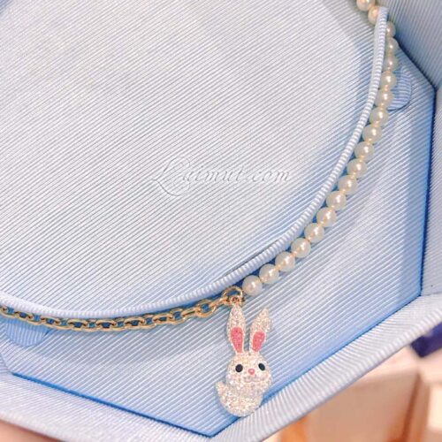 Dây Chuyền Swarovski Thỏ Ngọc Trai Zodiac Rabbit Necklace 5647970