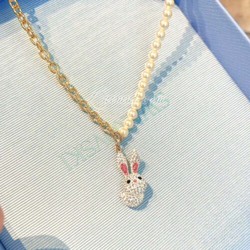 Dây Chuyền Swarovski Thỏ Ngọc Trai Zodiac Rabbit Necklace 5647970