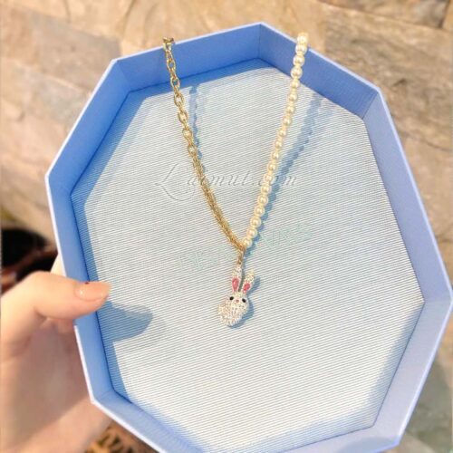 Dây Chuyền Swarovski Thỏ Ngọc Trai Zodiac Rabbit Necklace 5647970