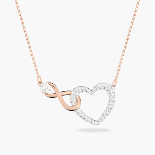 Dây Chuyền Swarovski Tình Yêu Infinity And Heart Necklace 5518865