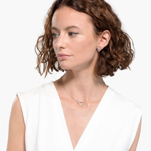 Dây Chuyền Swarovski Tình Yêu Infinity And Heart Necklace 5518865