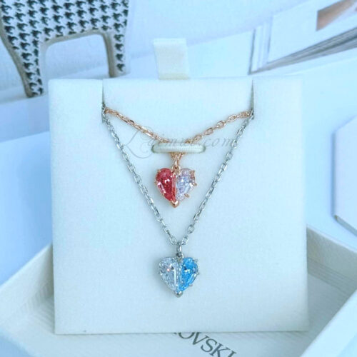 Dây Chuyền Swarovski Trái Tim Heart Gema 520 Pendant 5656577, 5653008