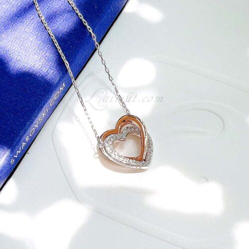 Dây Chuyền Swarovski Trái Tim Vĩnh Cửu Infinity Heart Necklace 5518868