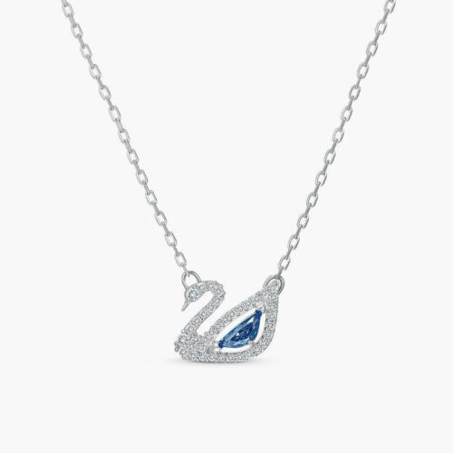 Dây Chuyền Thiên Nga Swarovski Xanh Dazzling Swan Necklace 5521074