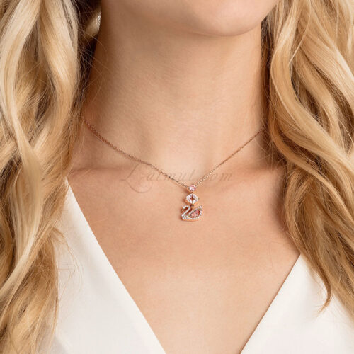 Dây Chuyền Thiên Nga Swarovski Dazzling Swan Y Necklace 5473024
