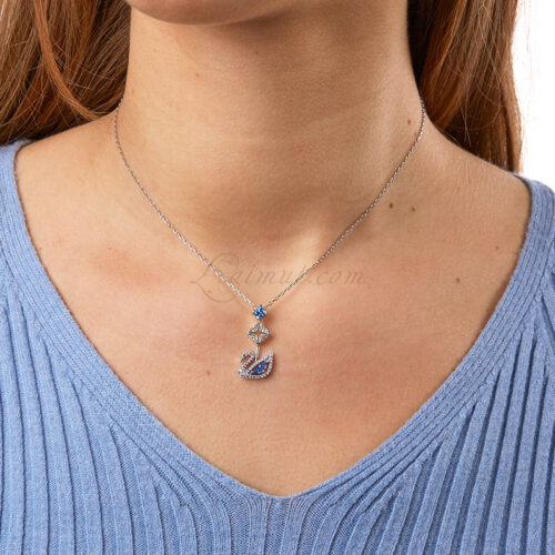 Dây Chuyền Thiên Nga Swarovski Dazzling Swan Y Necklace 5530625