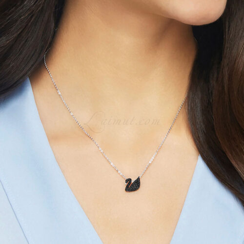 Dây Chuyền Swarovski Thiên Nga Đen Iconic Swan Pendant 5347330