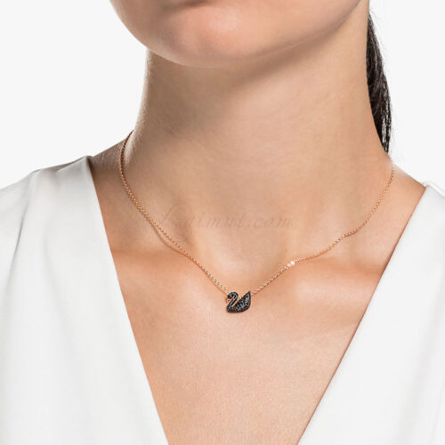 Dây Chuyền Swarovski Thiên Nga Đen Iconic Swan Pendant 5204133