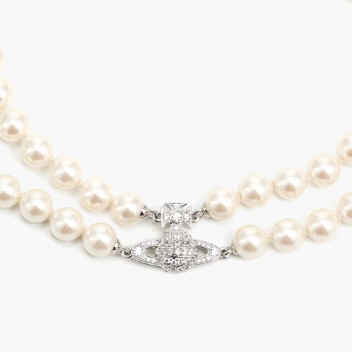 Vòng cổ Vivienne Westwood Graziella Pearl Choker 63030021-02P132-IM