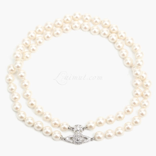 Vòng cổ Vivienne Westwood Graziella Pearl Choker 63030021-02P132-IM