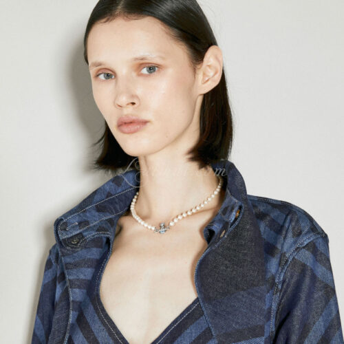 Vòng cổ Vivienne Westwood Chính Hãng Kitty Pearl Necklace 8050889646976