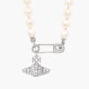 Vòng cổ Vivienne Westwood Chính Hãng Lucrece Pearl Necklace 8050889135944