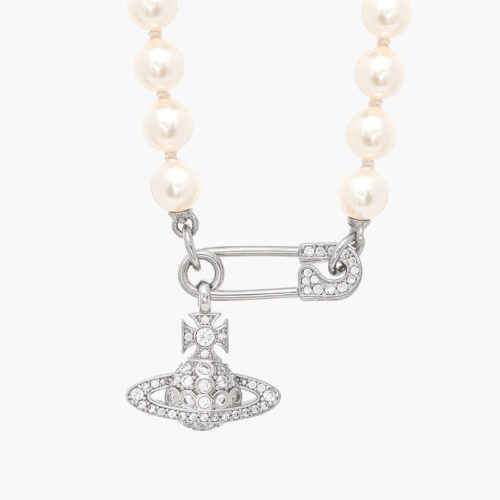 Vòng cổ Vivienne Westwood Chính Hãng Lucrece Pearl Necklace 8050889135944