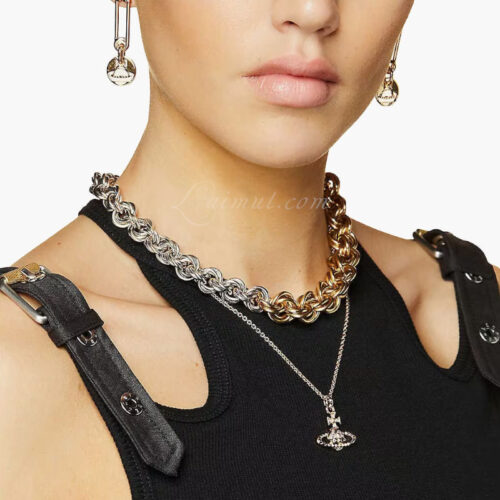 Dây Chuyền Vivienne Westwood Mayfair Bas Relief Pendant Necklace 63020052W110W110