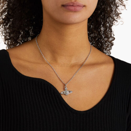 Dây Chuyền Vivienne Westwood Chính Hãng Mini Bas Relief Pendant Necklace 6302008602P116P116